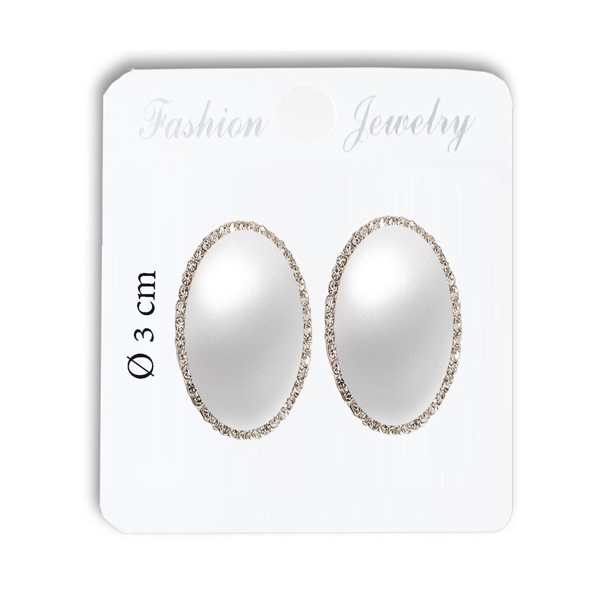 Boucles d'oreilles clip Perle, monture argentée Boucles d'oreilles clip Perle, monture argentée
