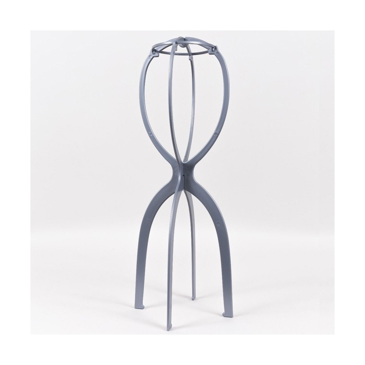 Porte-perruque plastique gris Porte-perruque plastique gris
