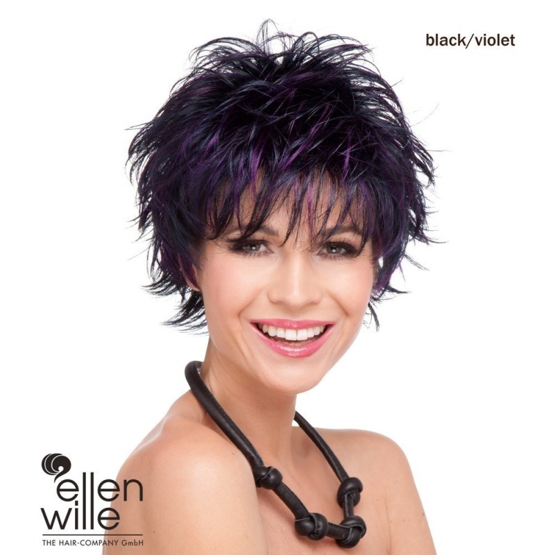 Perruque courte, un style tendance coiffé-décoiffé, délicieusement jeune