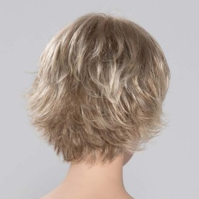 Perruque courte monofilament, avec effet naturel