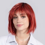 Perruque courte monofilament, carré effilé, un style égyptien