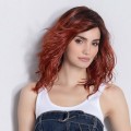 Perruque dégradée mi- longue, une coiffure tendance
