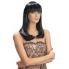 Perruque longue Emma brune - World Wigs