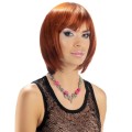 Perruque courte Alix rousse carre degrade Premium