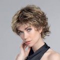 Perruque courte, coupe dégradée, effet naturel