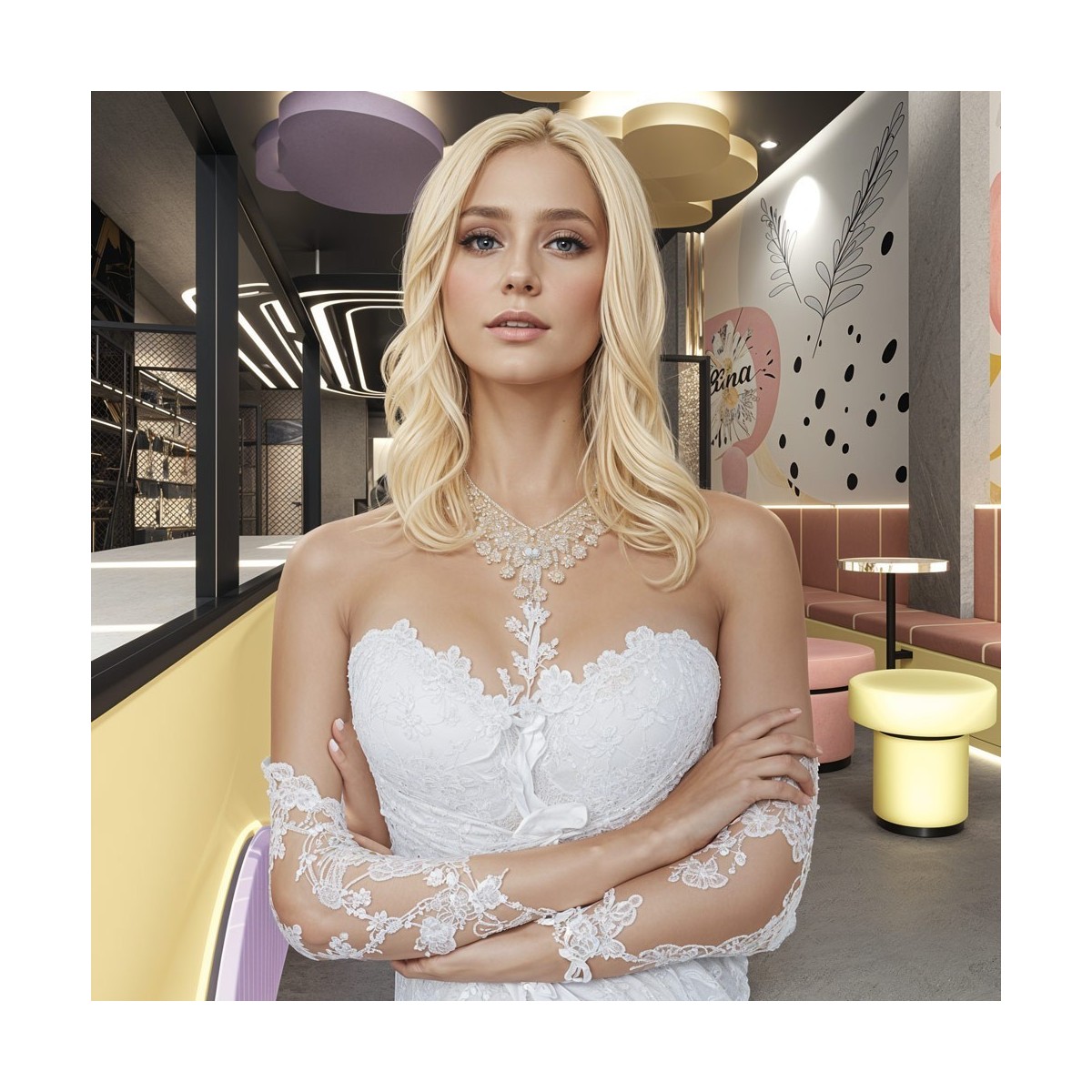 Perruque mi longue ondulée, une coiffure de starlette Perruque mi longue ondulée, une coiffure de starlette