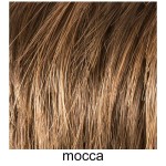 Perruque longue monofilament, femme fatale